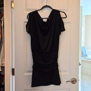 Rampage heart moon star black mini dress size small
